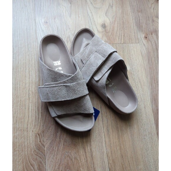 Birkenstock Kyoto Exquisite All Suede Sandals EU 38 Women 7-7.5 Monotone Gray - Picture 2 of 16
